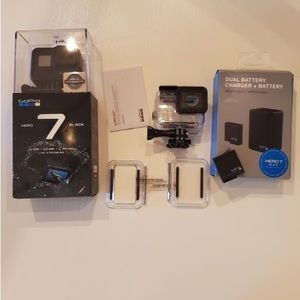 GoPro Hero 7 black edition, brand new in box, with accessories